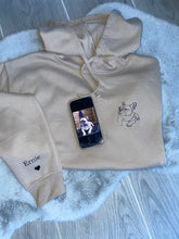 Load image into Gallery viewer, Pet outline art sweatshirt.