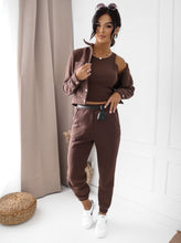 Load image into Gallery viewer, Luxury Three piece lounge set Chocolate PRE ORDER