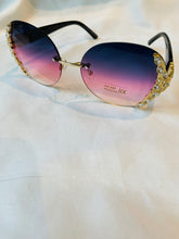 Load image into Gallery viewer, Crystal Sunglasses Black pink