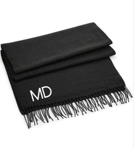 Personalised woven scarf