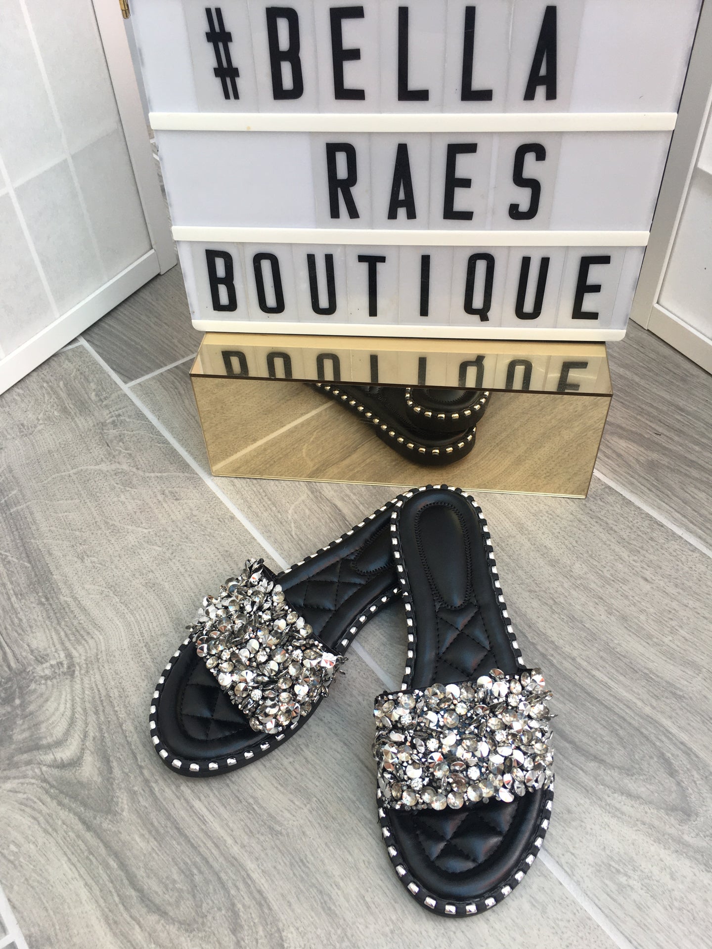 sliders diamante shoes slippers sandals 