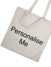 Load image into Gallery viewer, Personalised Tote shopper bag
