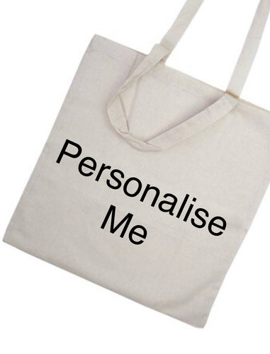 Personalised Tote shopper bag