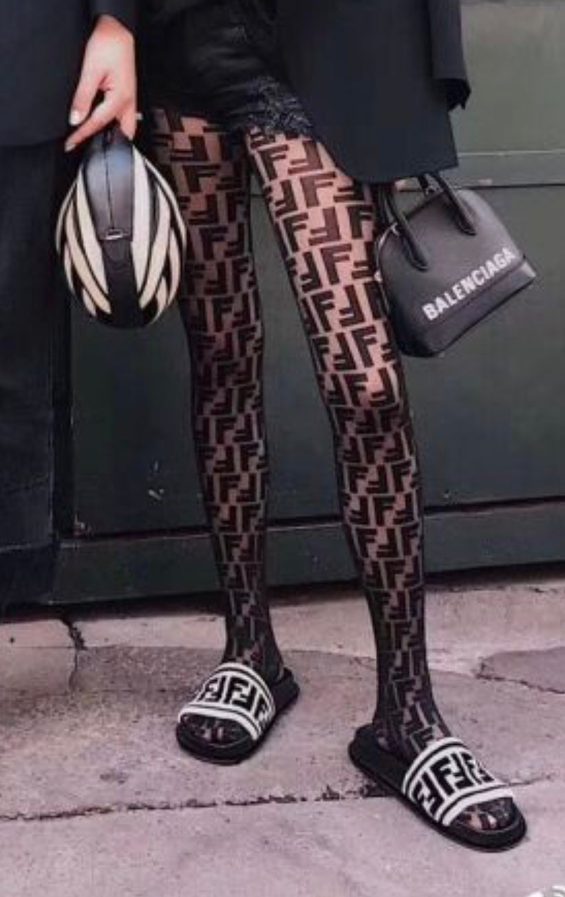 Black GG Supreme Tights curated on LTK  Fendi tights, Gucci tights, Fendi  tights outfit
