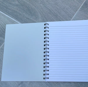 RTS Matt Grey A5 blank Notepad